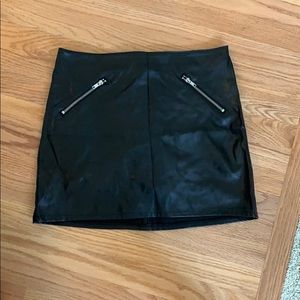 Leather skirt